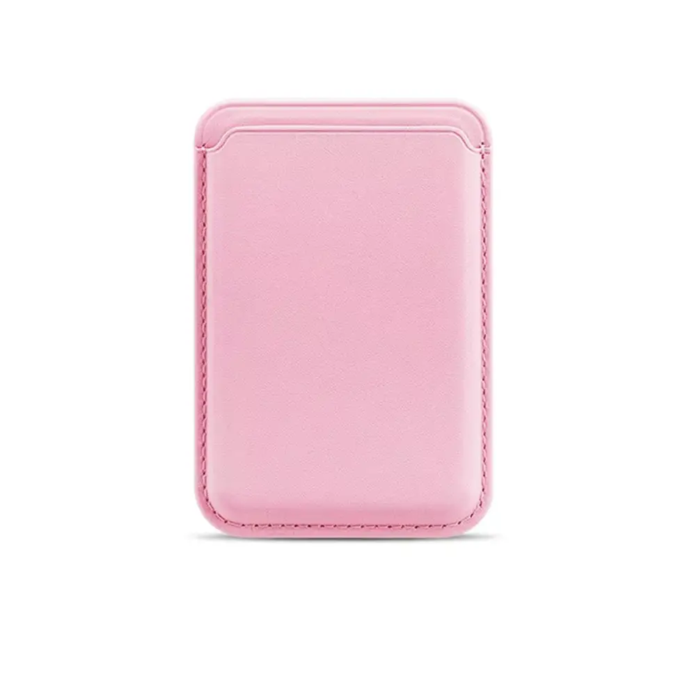 BİDERİ MAGSAFE DERİ CÜZDAN TOZ PEMBE