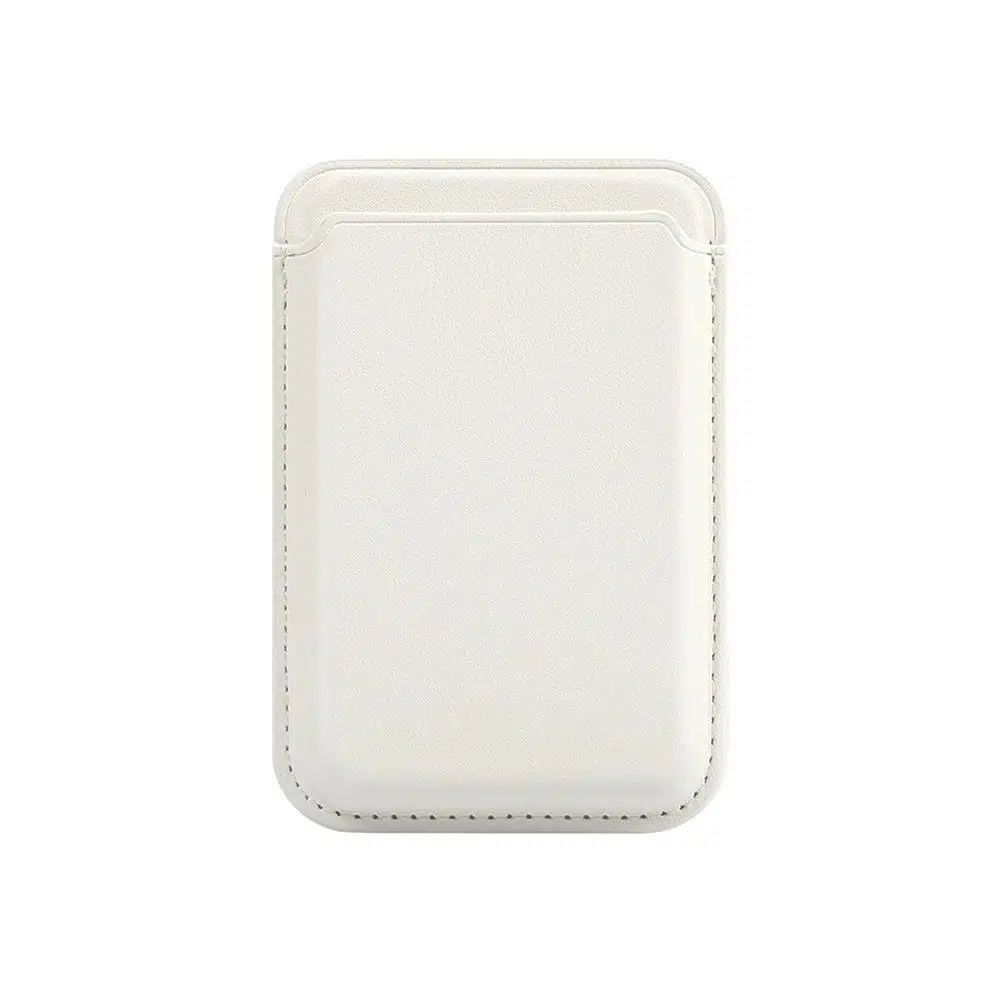 BİDERİ MAGSAFE DERİ CÜZDAN BEYAZ