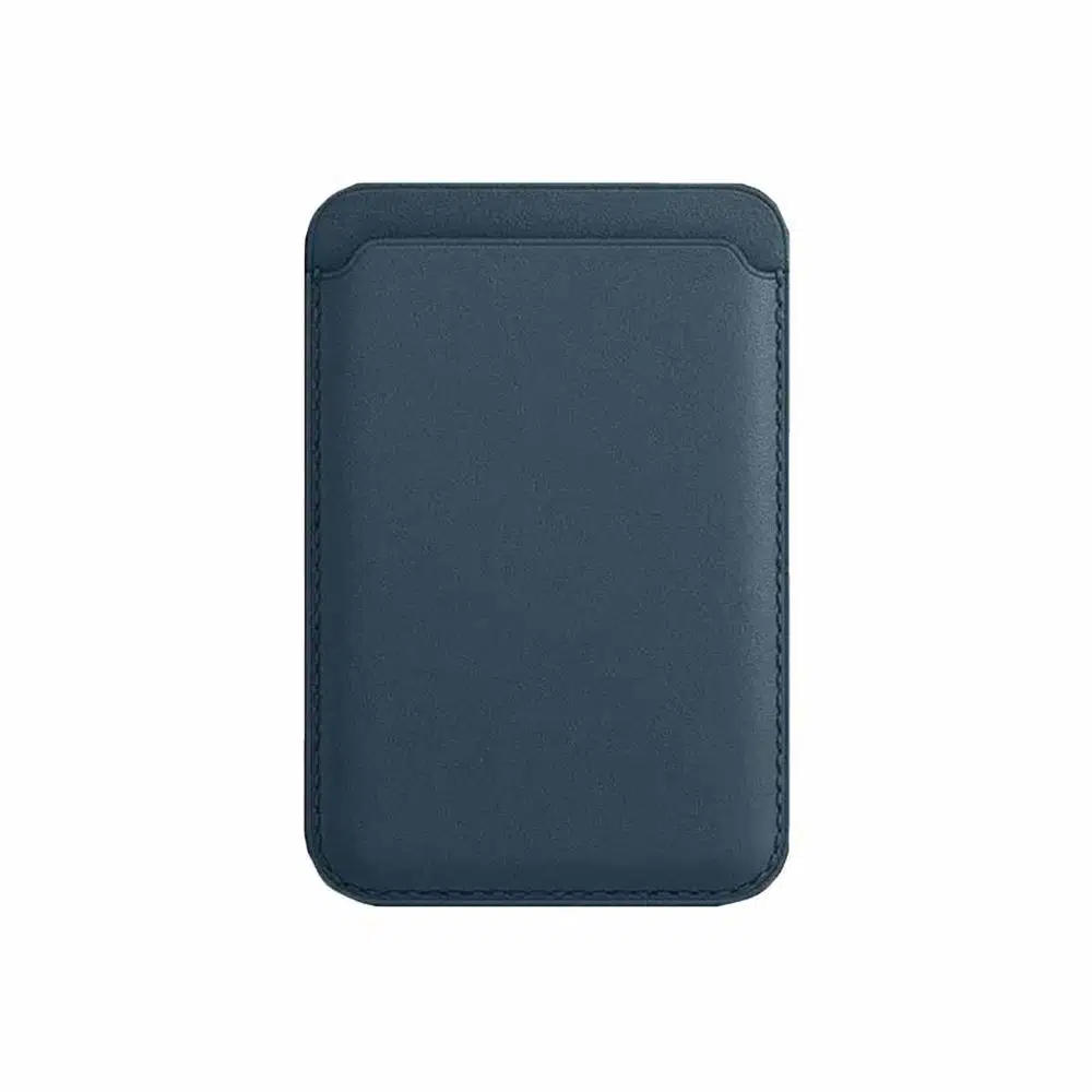 BİDERİ MAGSAFE DERİ CÜZDAN LACİVERT