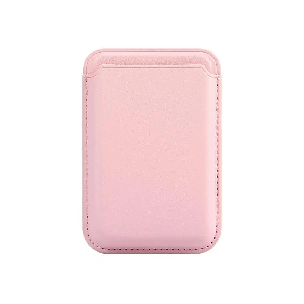BİDERİ MAGSAFE DERİ CÜZDAN PEMBE