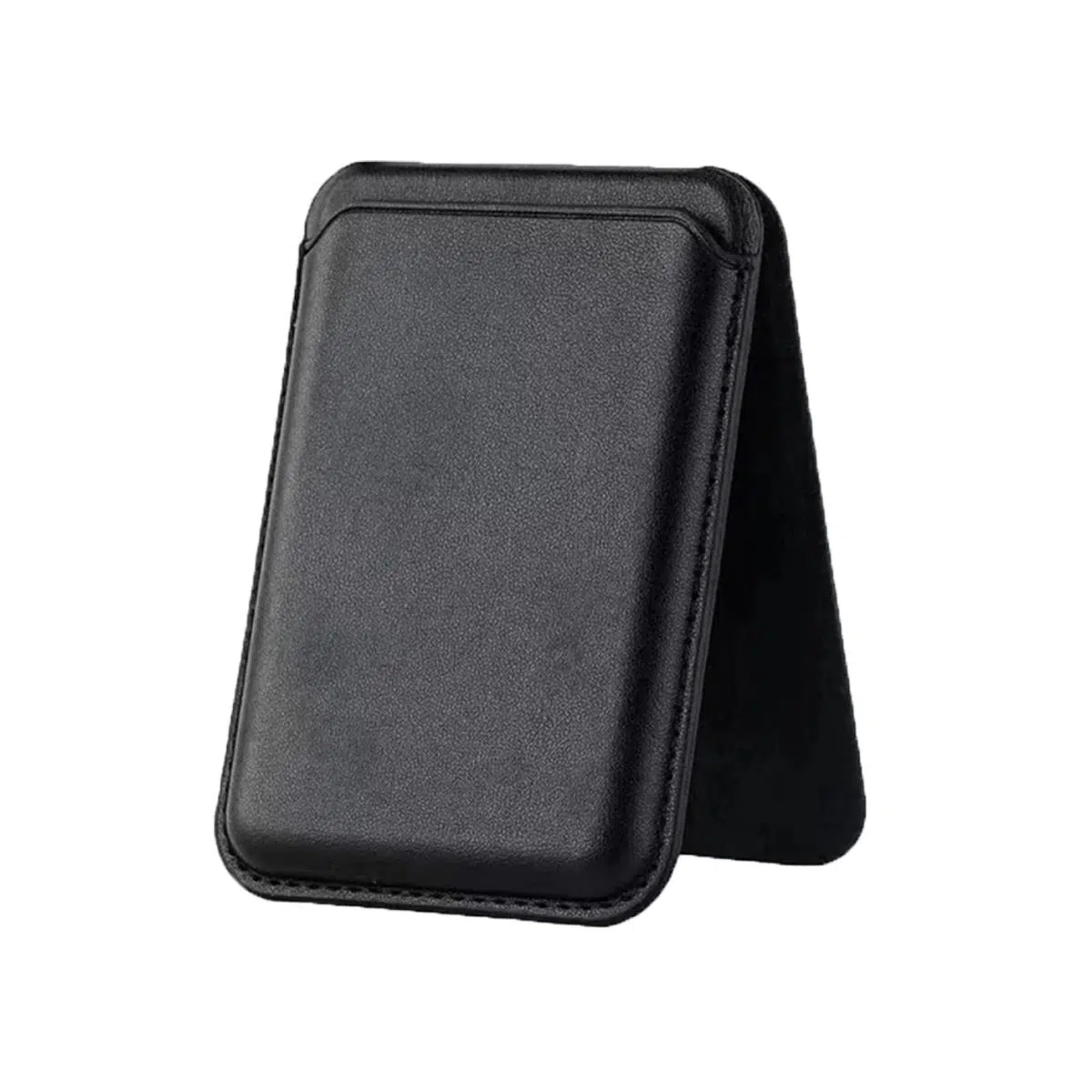 BİDERİ MAGSAFE STANDLI DERİ CÜZDAN SİYAH